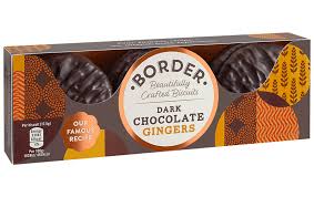 Border Dark Chocolate Ginger Biscuits